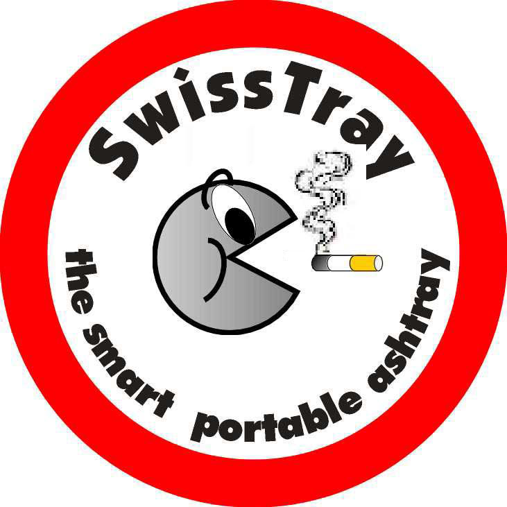 View SwissTray, the unique portable ashtray
